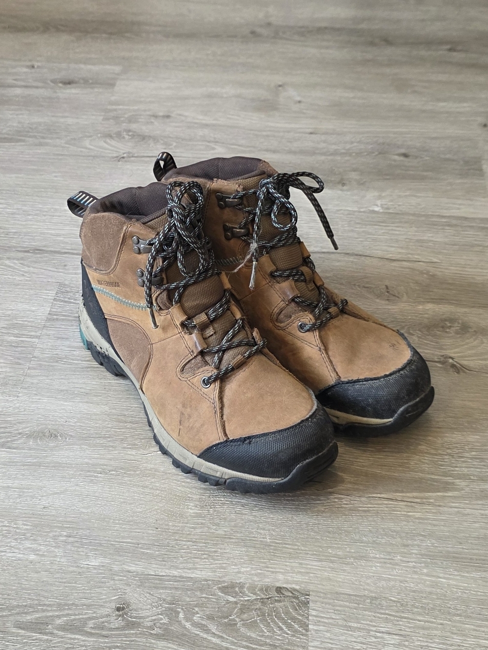 ARIAT Skyline Hiking Brown Leather Boots Women’s Size 9.5 B 10021785